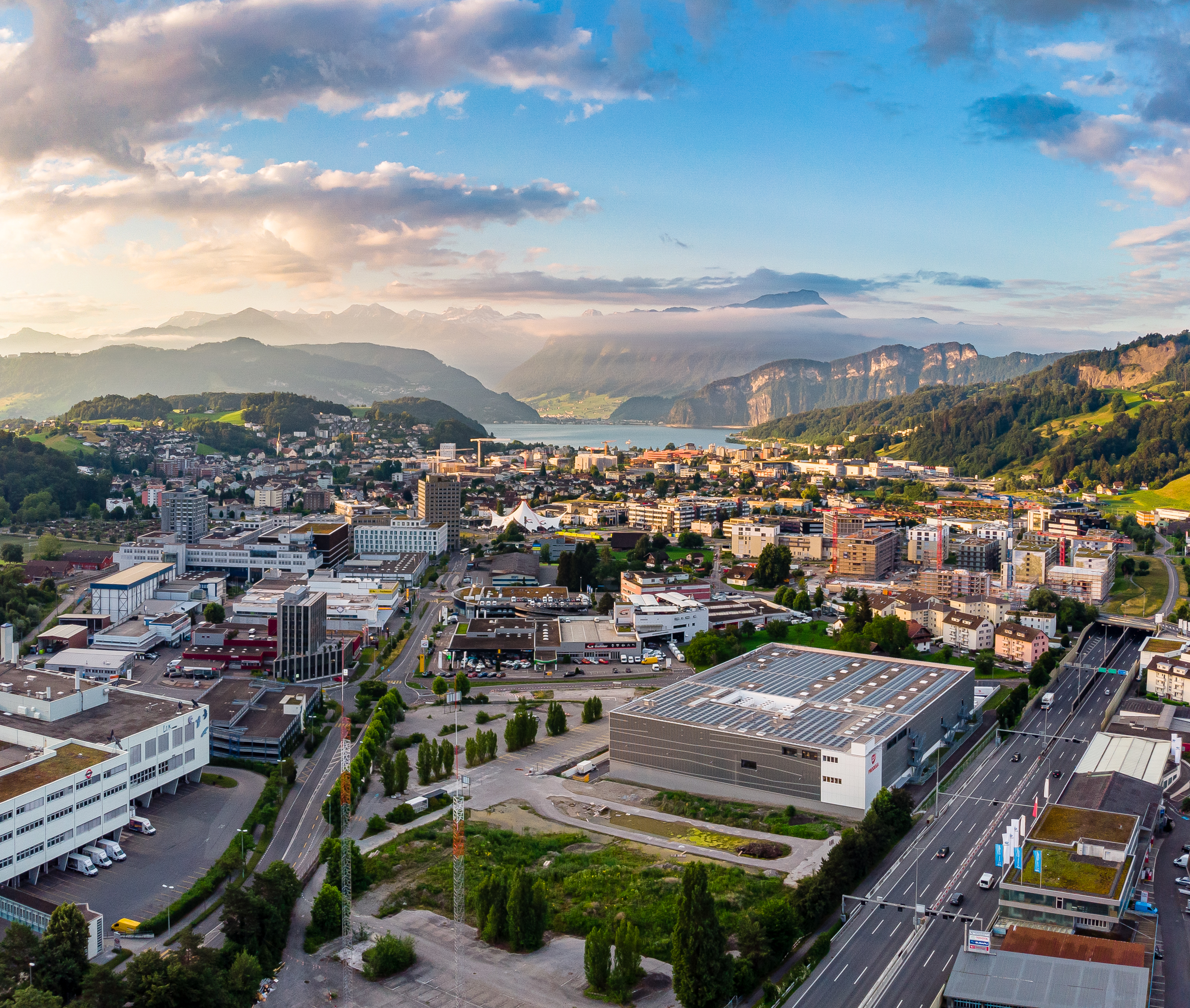 Luftbild Luzern Süd